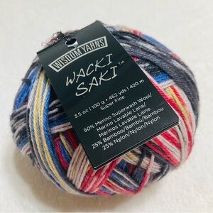 WISDOM YARNS Wacki Saki | Merino Superwash Wool, Bamboo, Nylon | 462 yards